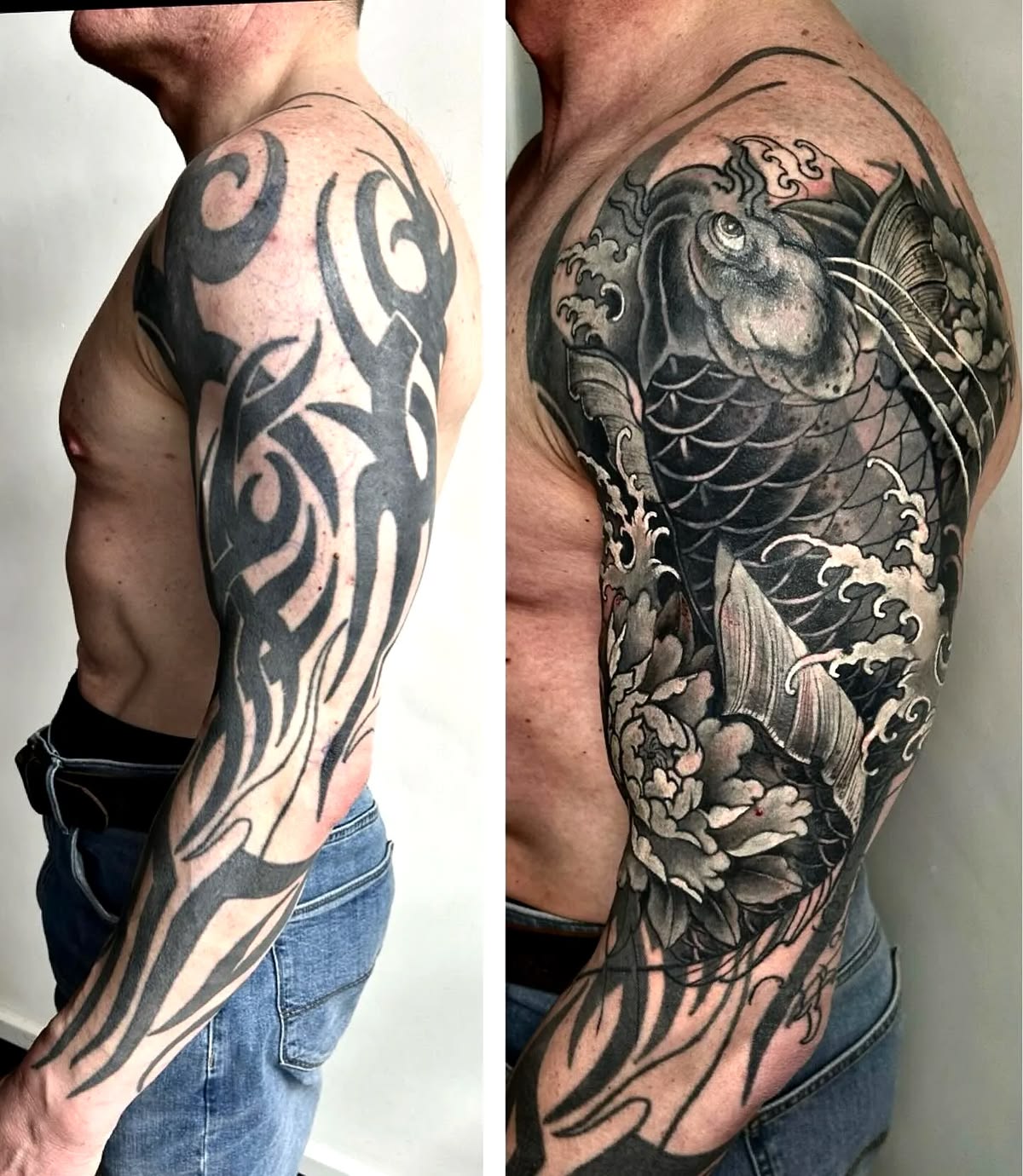 Tattoo Coverup Design Process